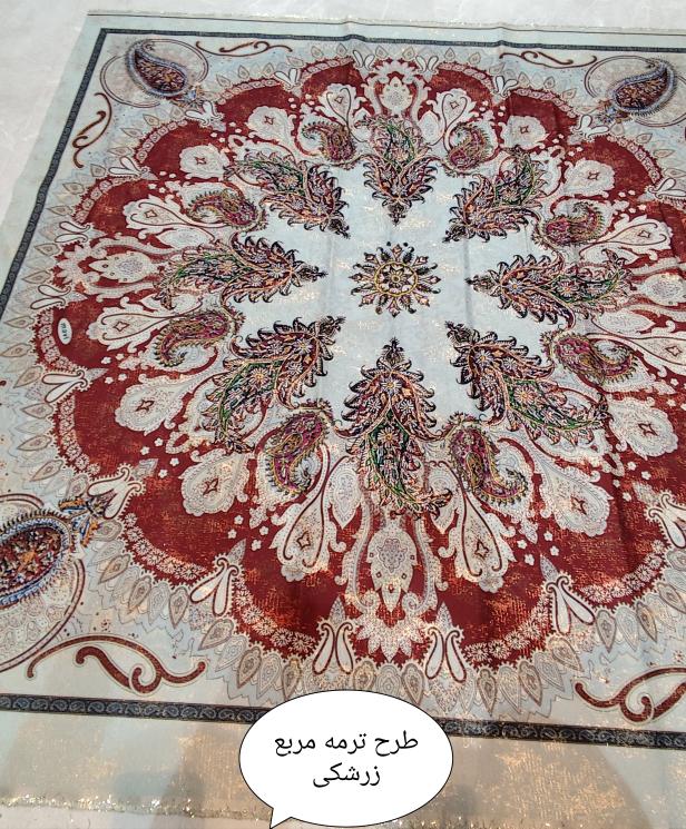 رومیزی پارچه ای شانل مربع ابعاد 140در 140 - Image 5